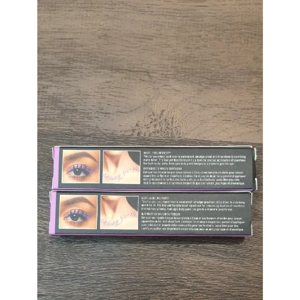 NYX Epic Wear Waterproof Eye & Body Liquid Liner Lilac Set Of 2 NWT
